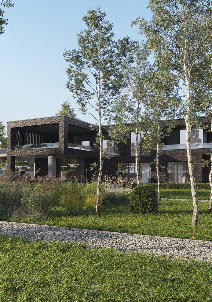 Проект архитектуры дома и сада в п. Нелжа  Врн. обл.