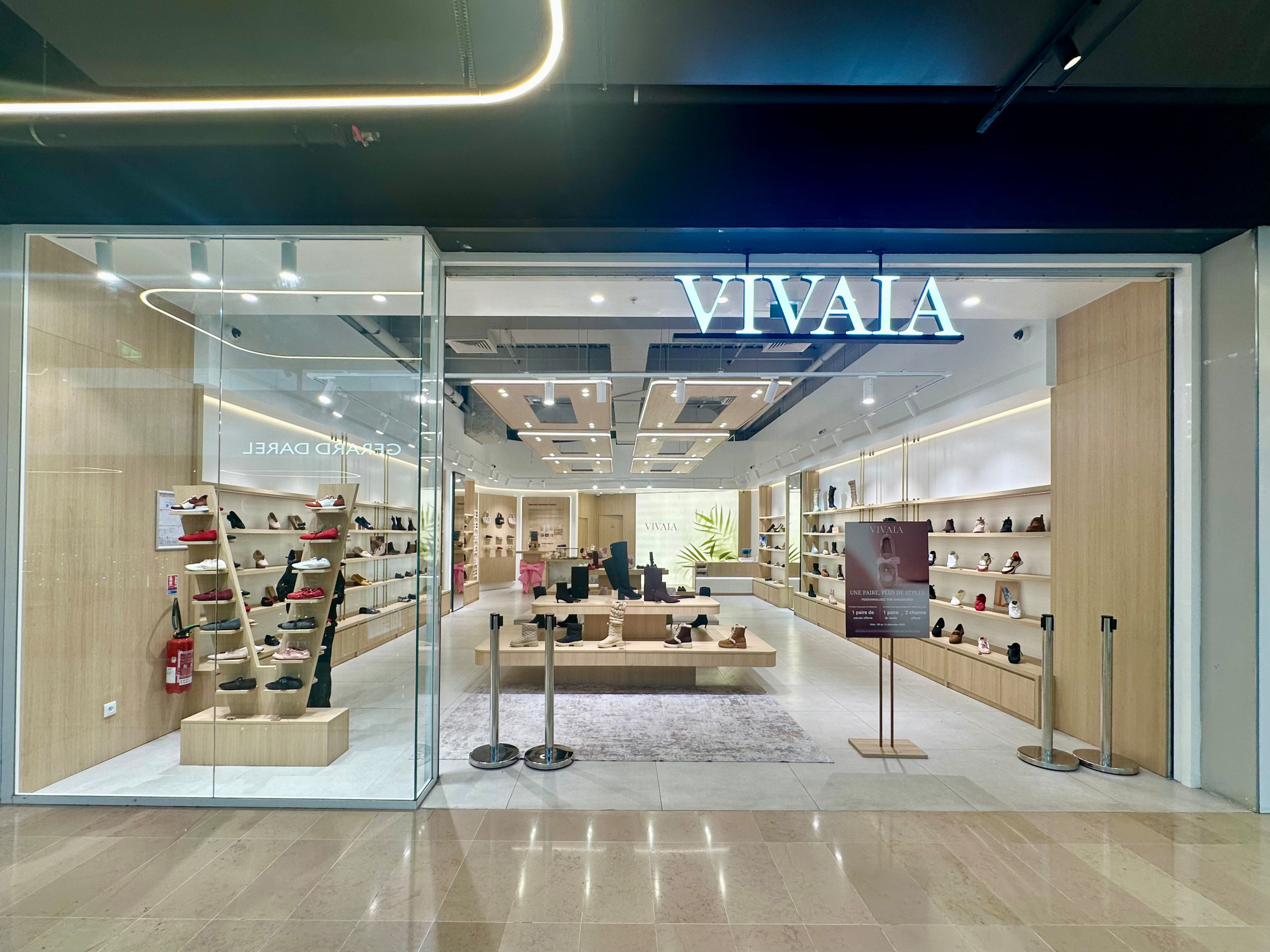 Aménagement d'une boutique