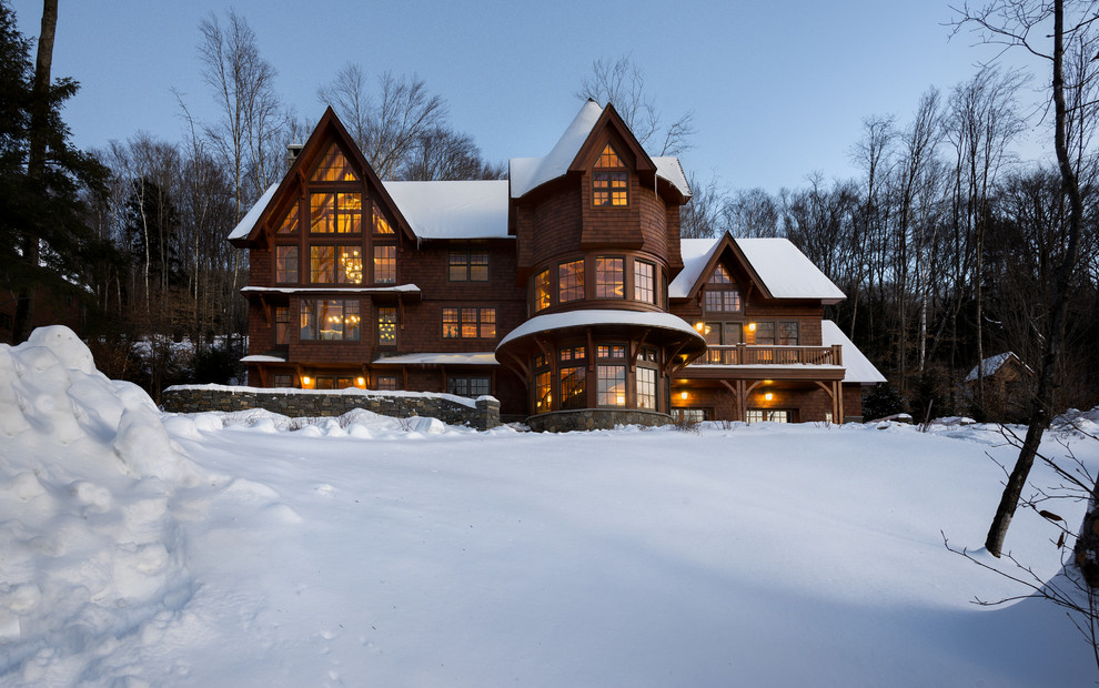 Alpine Ski Home - Rustic - Exterior - Burlington - by Samyn D’Elia ...
