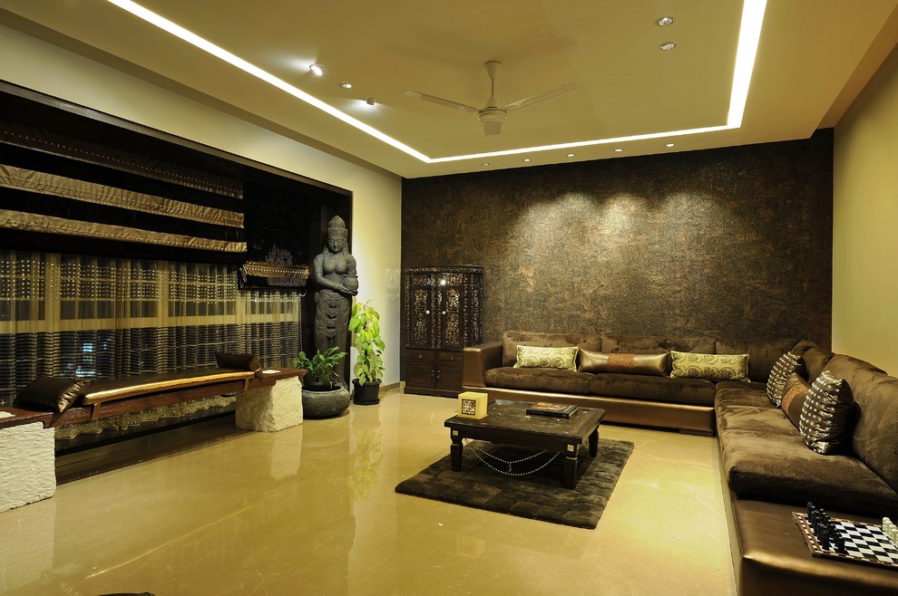 Photo of an asian living room in Mumbai.