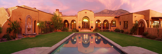 Desert Hacienda american-southwest-swimming-pool-and-hot-tub
