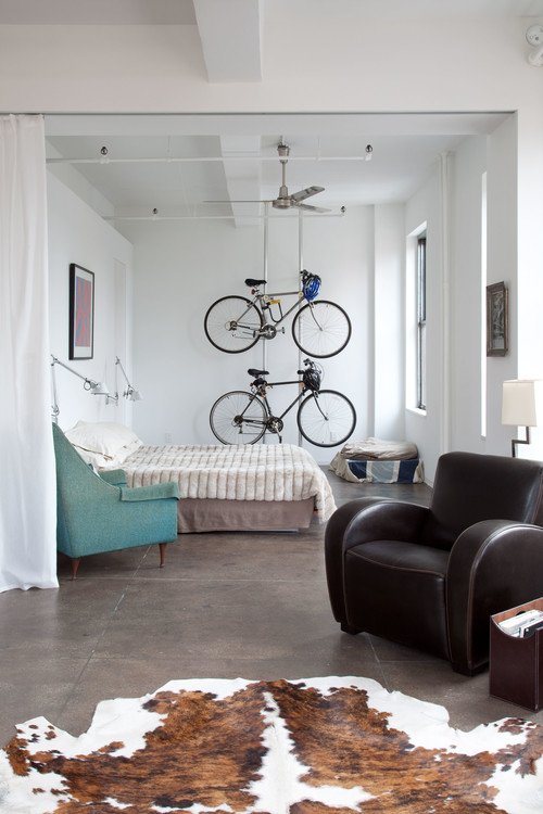 【Houzz】スポーツ用自転車を家の中に収納・保管する5つのアイデア 7番目の画像