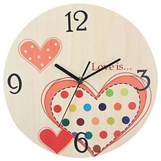 Originality Wall Clock Love Wedding Clock Mute LC1107