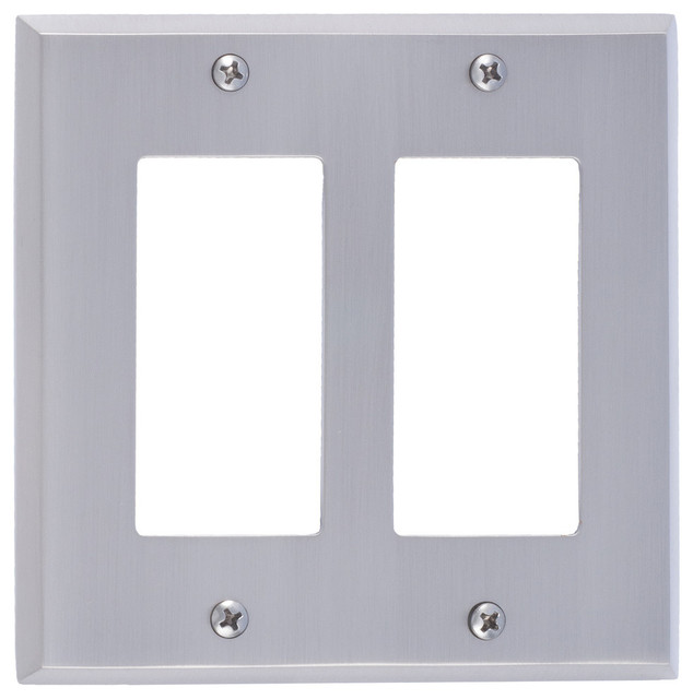 Quaker Double GFCI Transitional Switch Plates And Outlet Covers