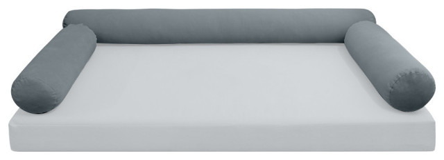 STYLE V6 TwinXL Velvet Knife Edge Indoor Daybed Bolster Pillow|COVER ONLY| AD347