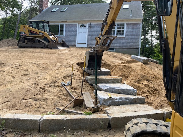 Orleans Granite Stone Steps