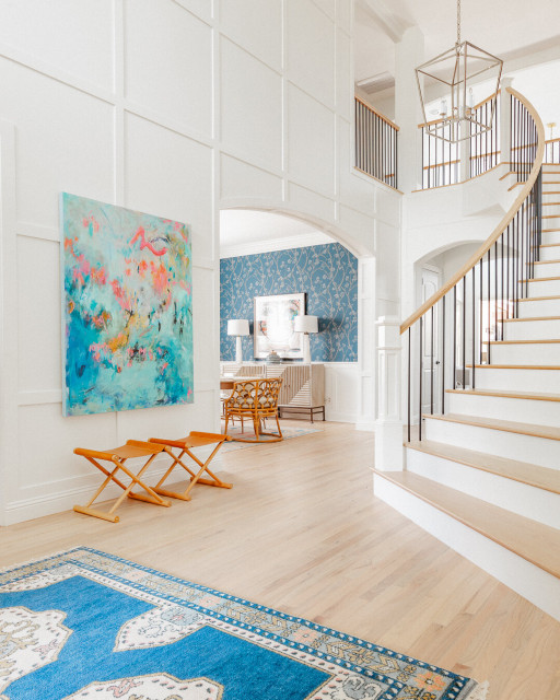 Contemporary Coastal bord-de-mer-entree
