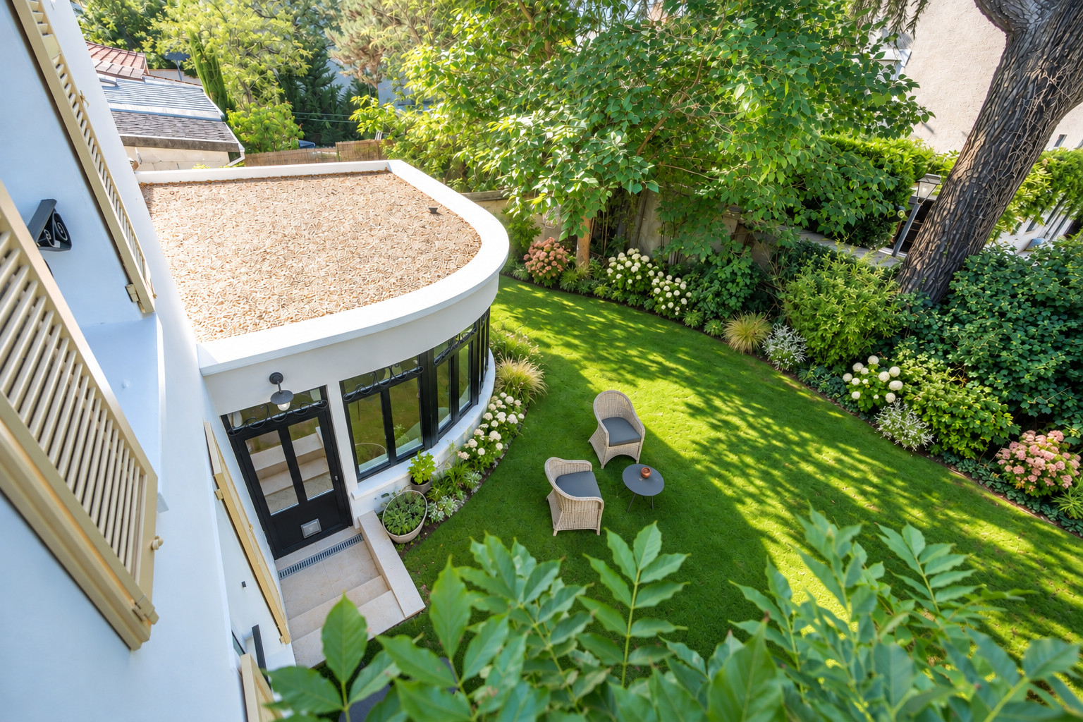Une maison comme un  paysage