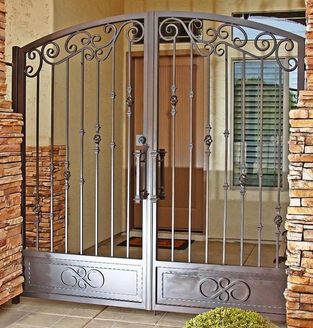 Tradtional Iron Gate by First Impression Security Doors
