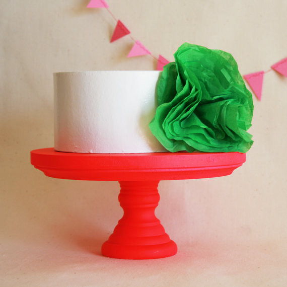 Small Hot Pink Cake Stand By a fabulous fete