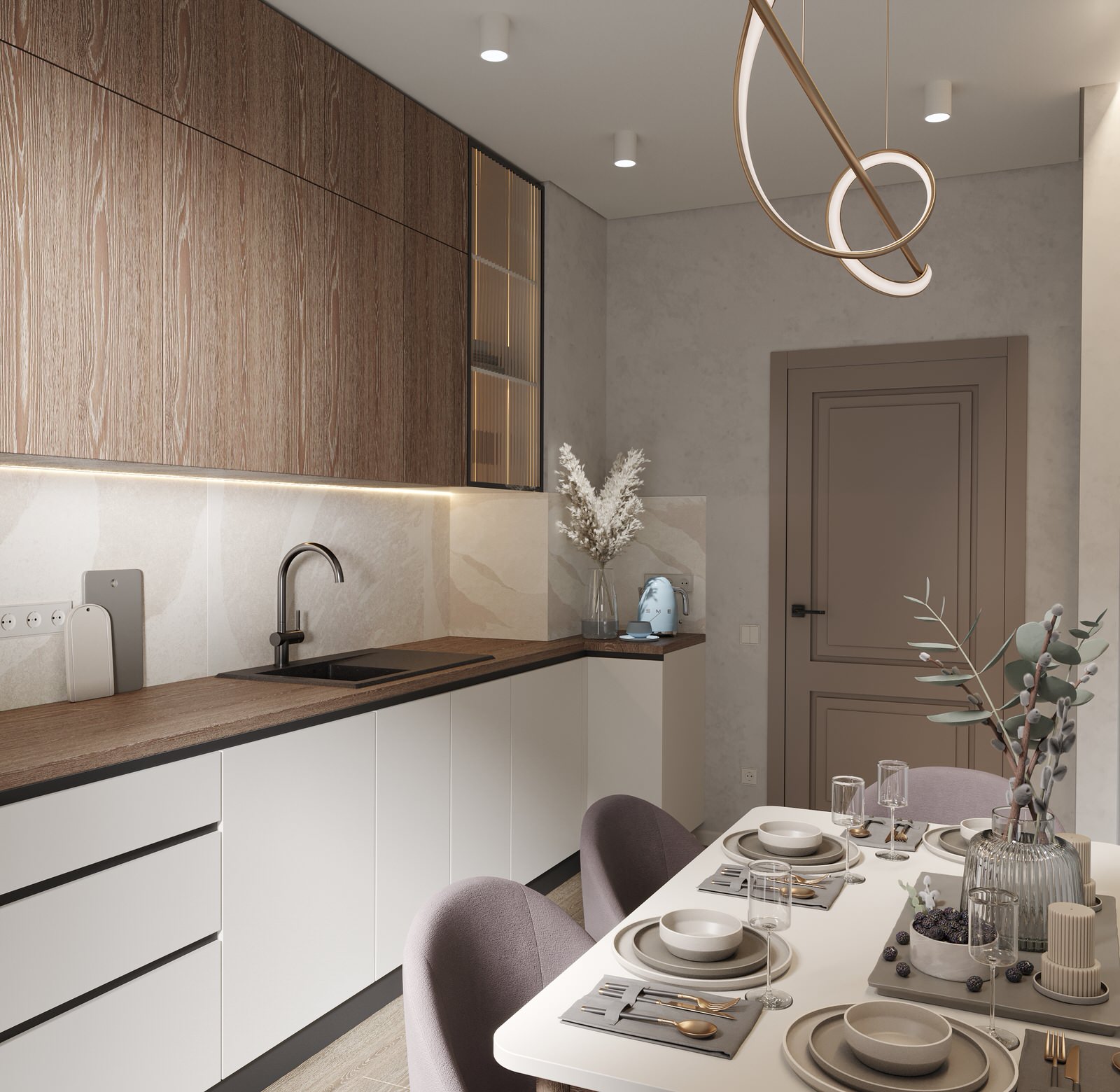 3к квартира 85 м2 для молодой семьи с двумя сыновьями