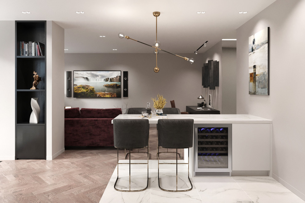 Дизайн-проект двухкомнатной квартиры в ЦАО