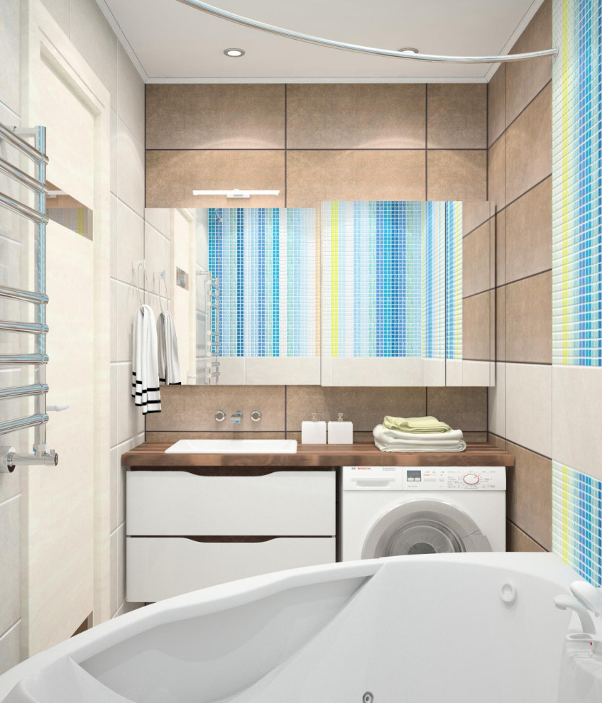 Дизайн-проект трехкомнатной квартиры "Над облаками"