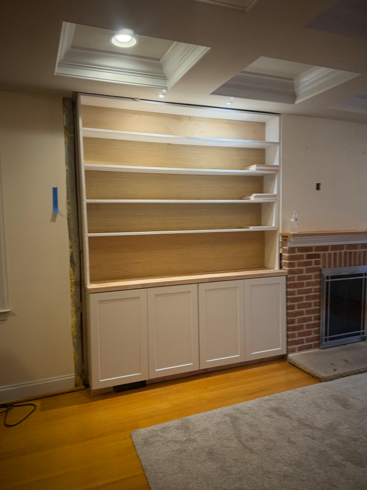 Living Room Custom Bookshelf