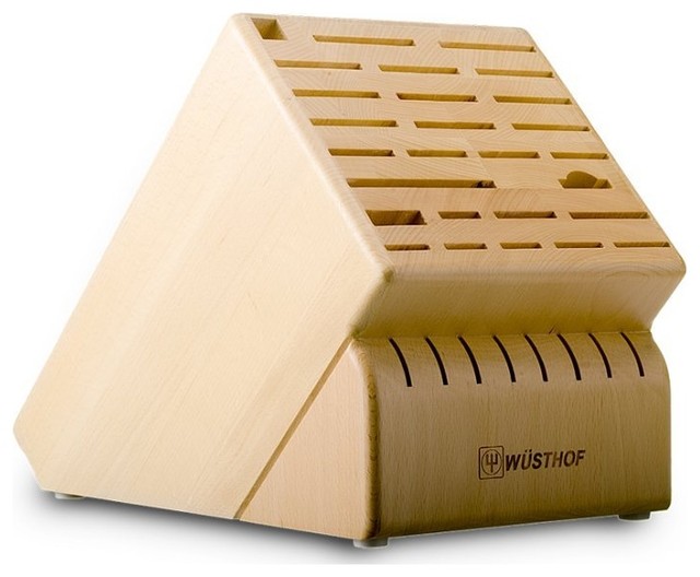 Wusthof Grand Beechwood 35 Slot Knife Block Contemporary Knife