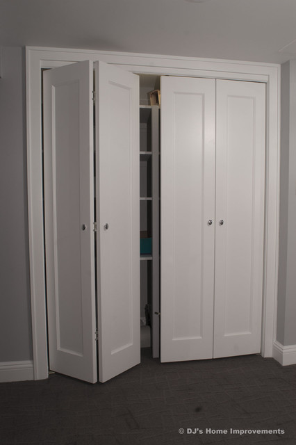 Storage and Closets in Basement by DJ's Home Improvements closet