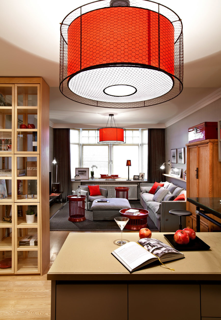 Квартира с яркими акцентам