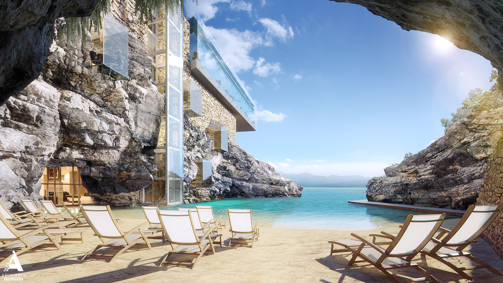 Визуализация SPA отеля на Крите