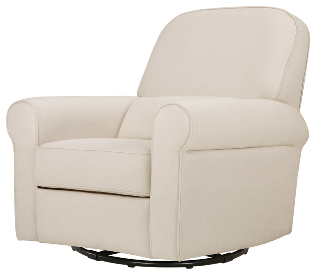 DaVinci Ruby Recliner and Glider, Cream Transitional Recliner