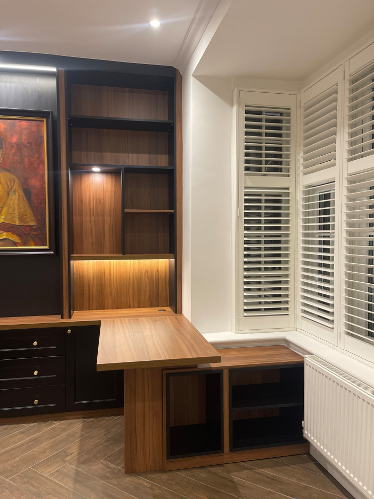 Bespoke Walnut Living room Cabinets, Library, Office