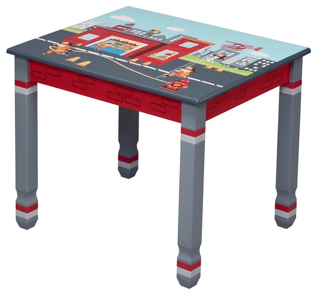 Fantasy Fields Lil Fire Fighters Childrens Kids Toddler Wooden Table