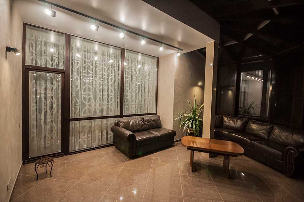 Частная квартира- отделка "Итальянская декоративная краска с эффектом песчаника"