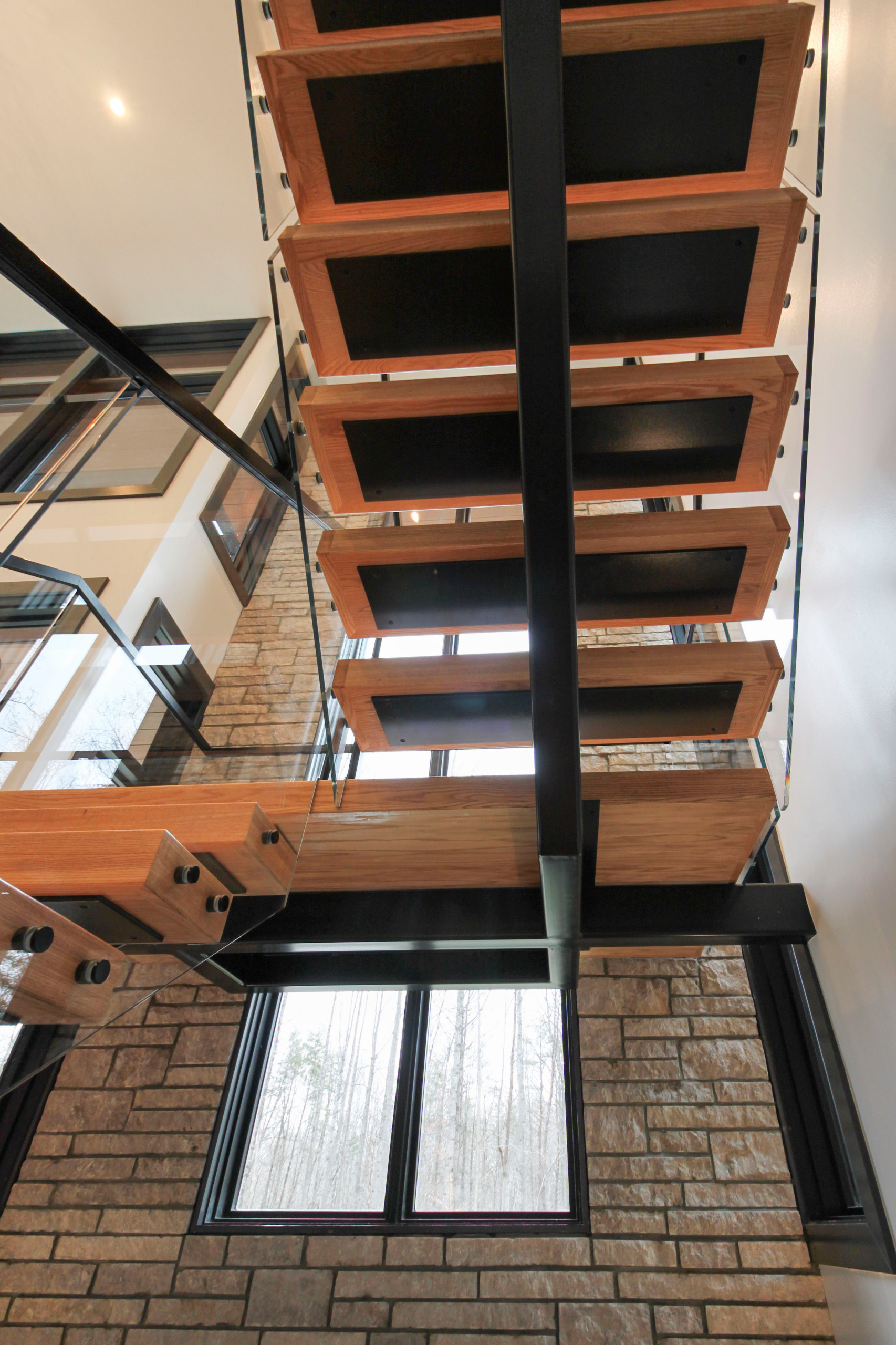 98_Sun Filled Modern Staircase Surrounded by Private Forest, Clifton VA 20124