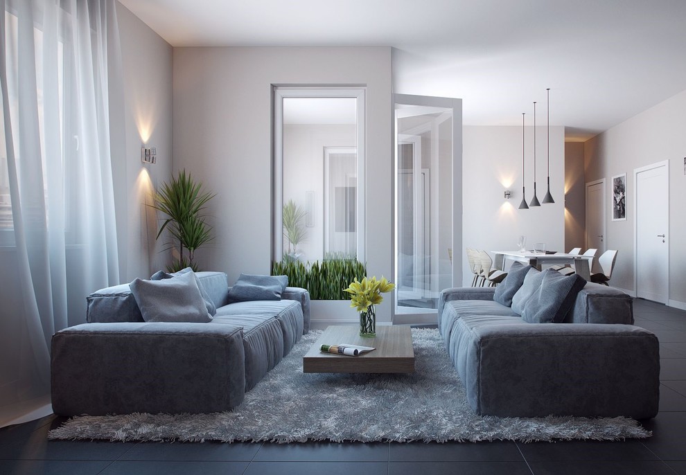 Дизайн интерьера квартиры "Простая геометрия"