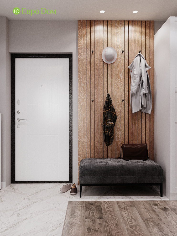 Дизайн интерьера 2-комнатной квартиры 63 кв. м в современном стиле