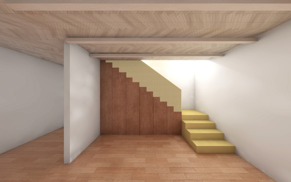 Aménagement des combles d'une maison de plein pied, option 2 l'escalier