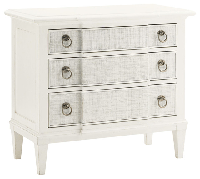 Tommy Bahama Ivory Key Tuckers Point Bachelor's Chest Transitional Accent Chests And