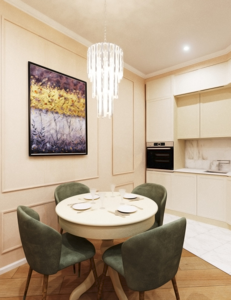 Кухня-гостиная "Современная классика"