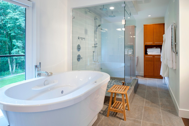 Interiors modern-bathroom