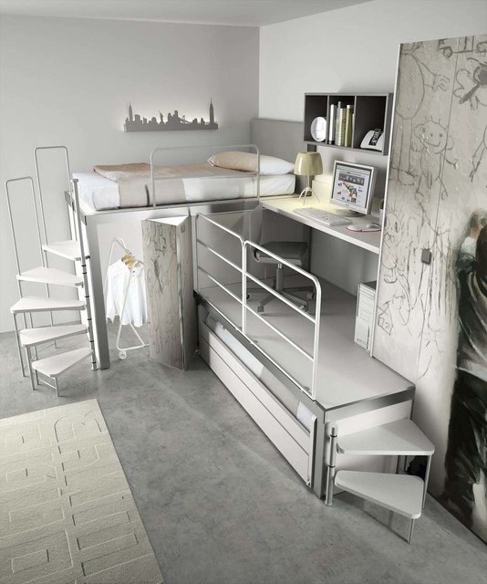 Space Saving Solutions contemporaneo-camera-da-letto