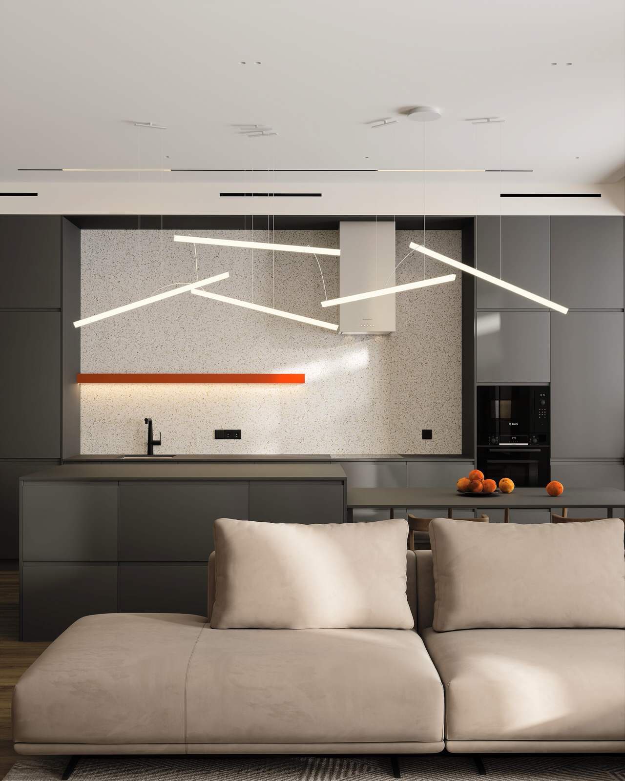 Проект 2х комнатной квартиры 78 м2