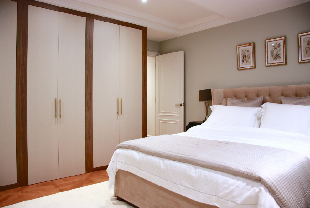 Modern style media unit and wardrobes