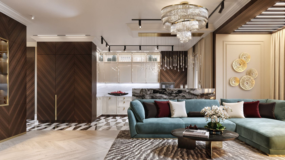 ЖК Тимирязевский, кухня-гостиная