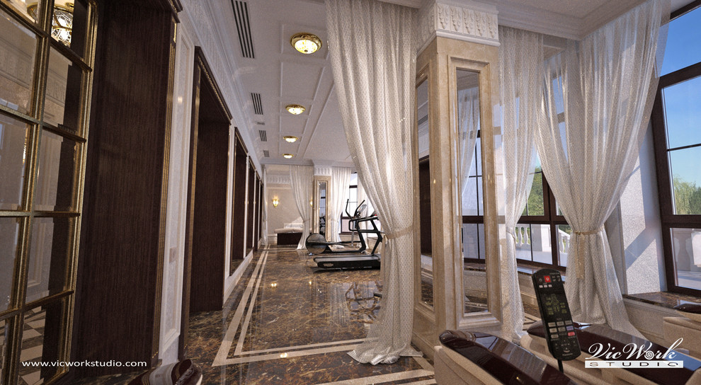 SPA zone. H Residence interiors