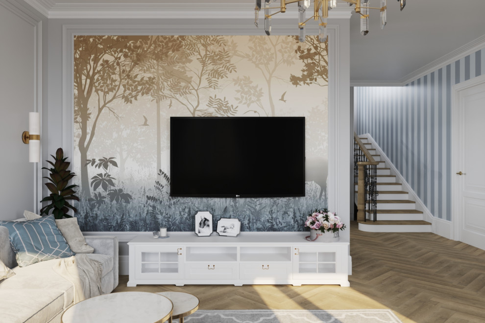 Необычная классика в частном доме