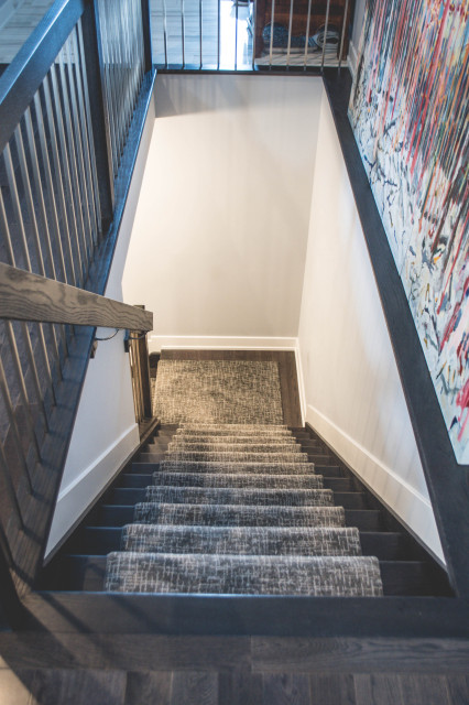 Stairs to the basement staircase