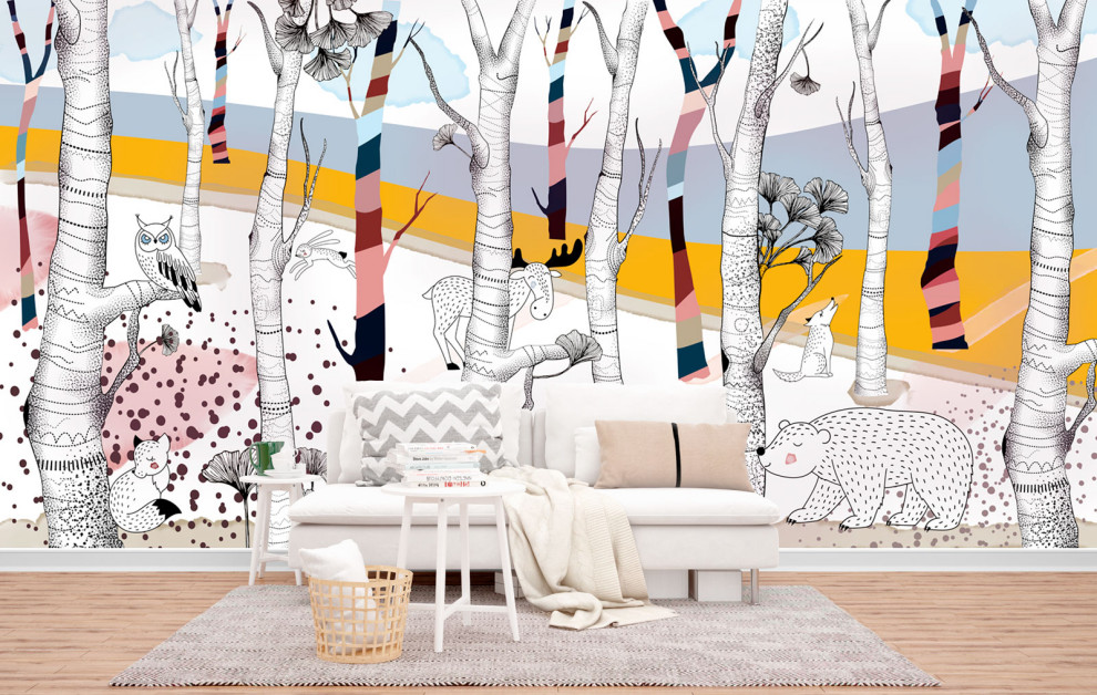 Коллекция фотообоев Woodland