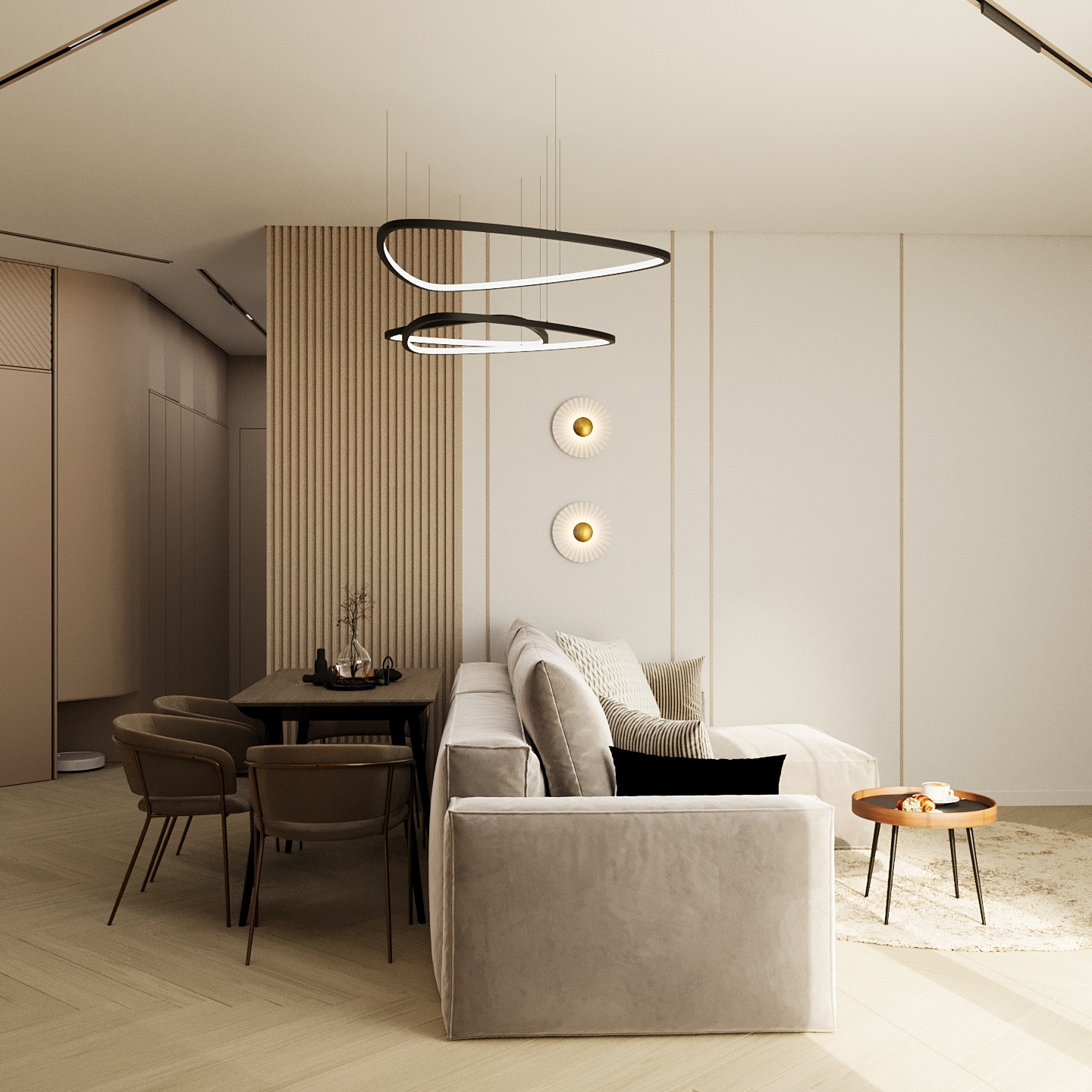 Дизайн проект квартиры для молодой семья с ребенком