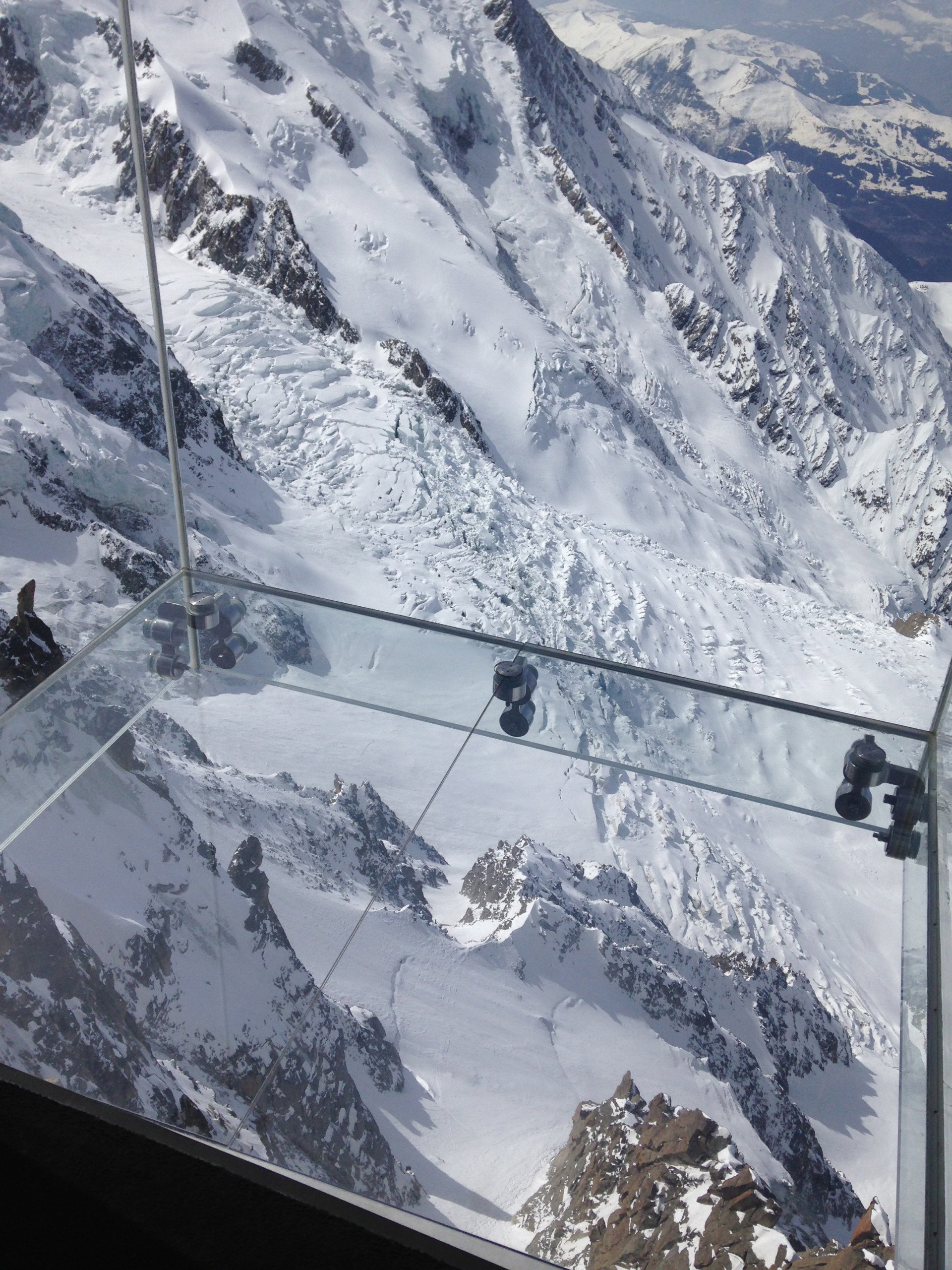 AMENAGEMENT AIGUILLE DU MIDI 3842 METRES CHAMONIX
