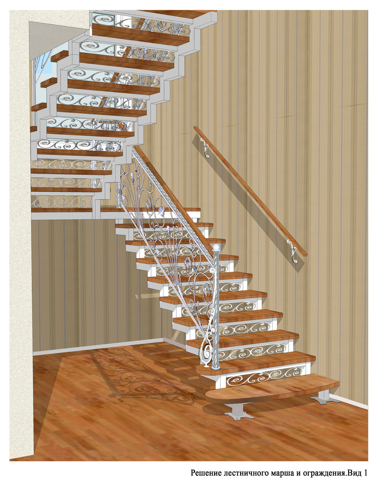 Проекты лестничных ограждений