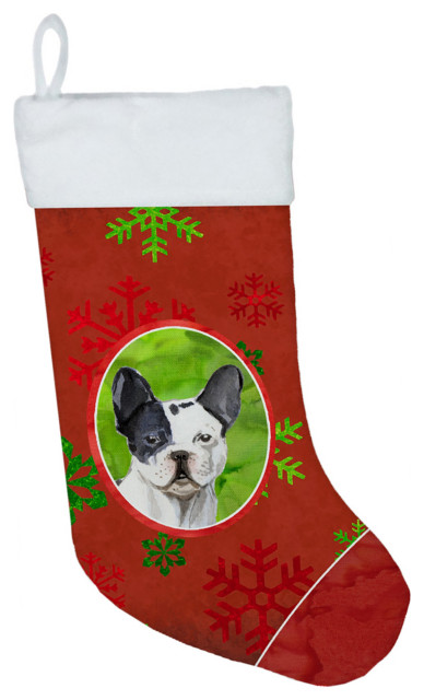 Caroline's Treasures Snowflakes French Bulldog Christmas-Stockings