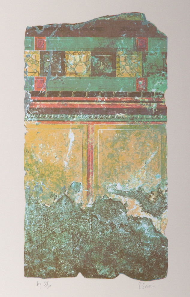 Peter Saari, Yellow Fragment, Lithograph
