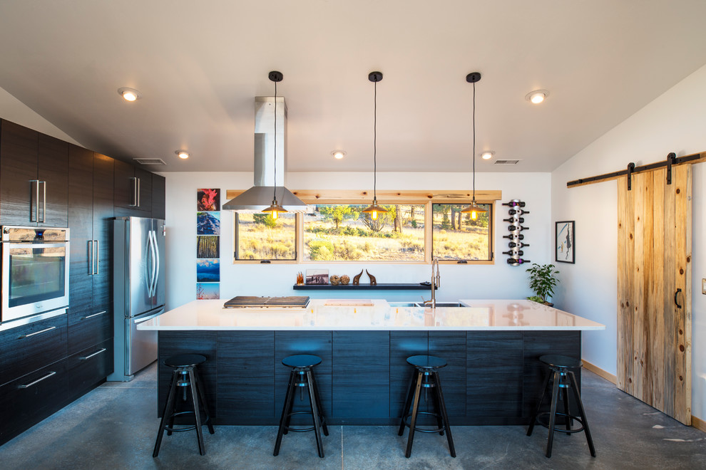 Design ideas for an industrial kitchen in Phoenix.