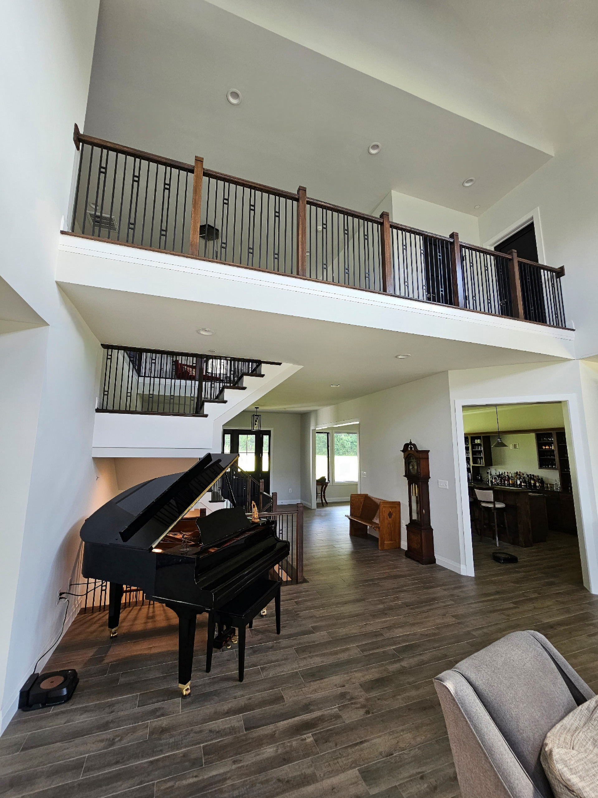 109_Impressive Floating Staircase in Countryside Retreat, Upper Marlboro, MD