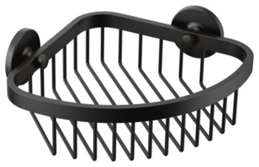 Moen Stainless Steel Corner Shower Basket Shower Caddies by The