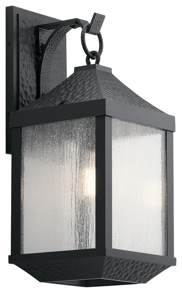 Kichler Lighting 49986DBK Springfield - One Light Outdoor Large Wall Lantern